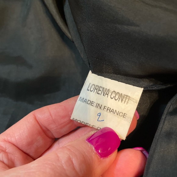 Lorena Conti black pleather jacket - Picture 7 of 13